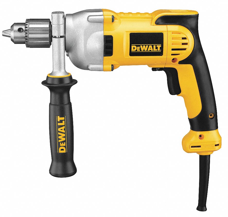 DEWALT Rotomartillo/Taladro , Con Cable , Mandril de 1/2 , Voltaje de 120  - Taladros Percutores Eléctricos - 28E522