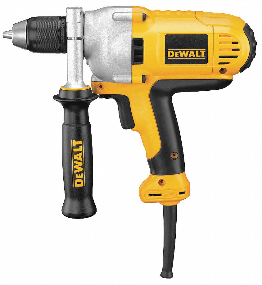 DEWALT Electric Drill, Corded, 1/2 in Chuck Size 3GRF2DWD215G Grainger