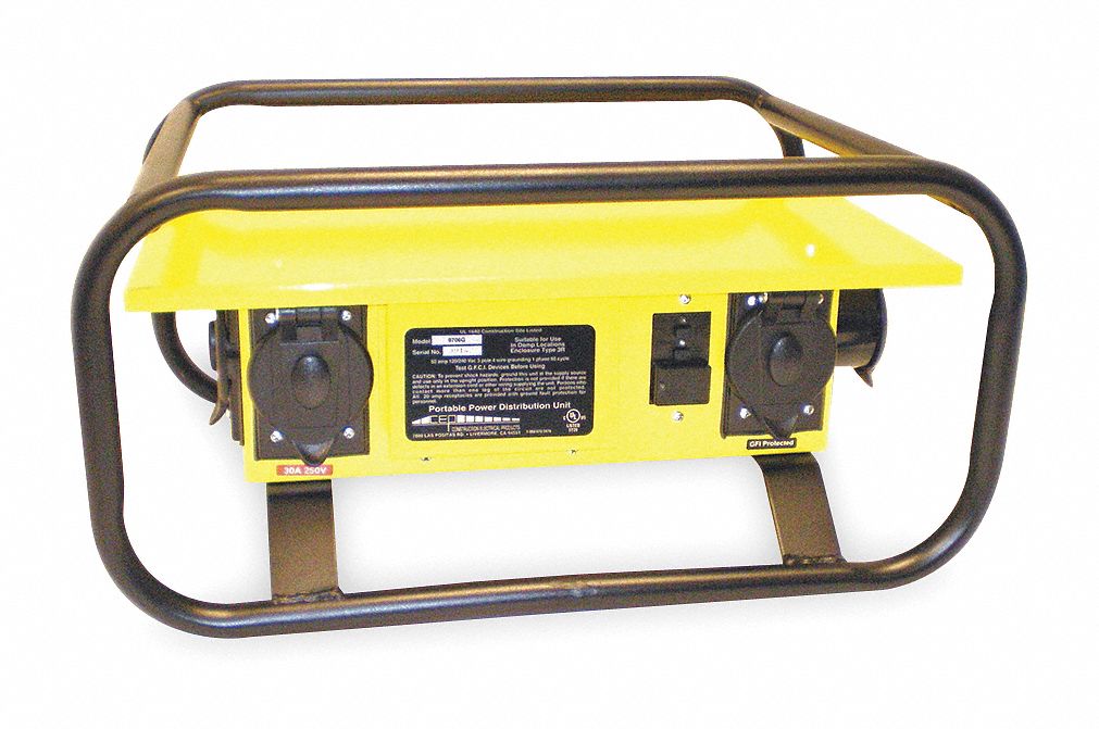 Power Distribution Cart CEP 6211DC2 100 Amps 120/208VAC Voltage Rating Number of Poles: 3 