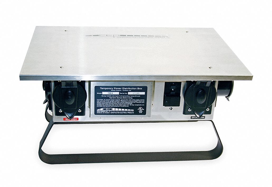 3GUJ6 - Power Distribution Box 50 AC (1) 5-20R