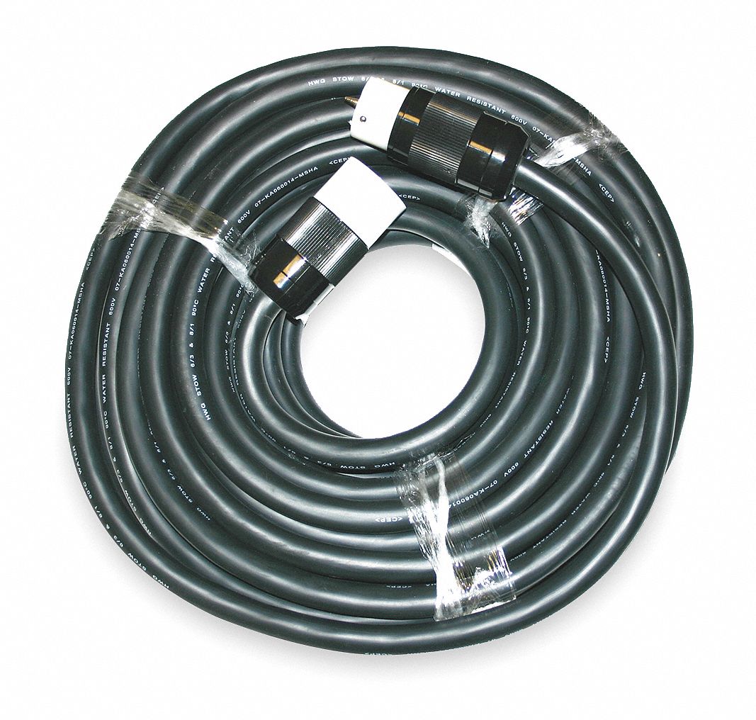 SOUTHWIRE, Temporary Power Cord, 50 A Max. Amps, Temporary Power Cord