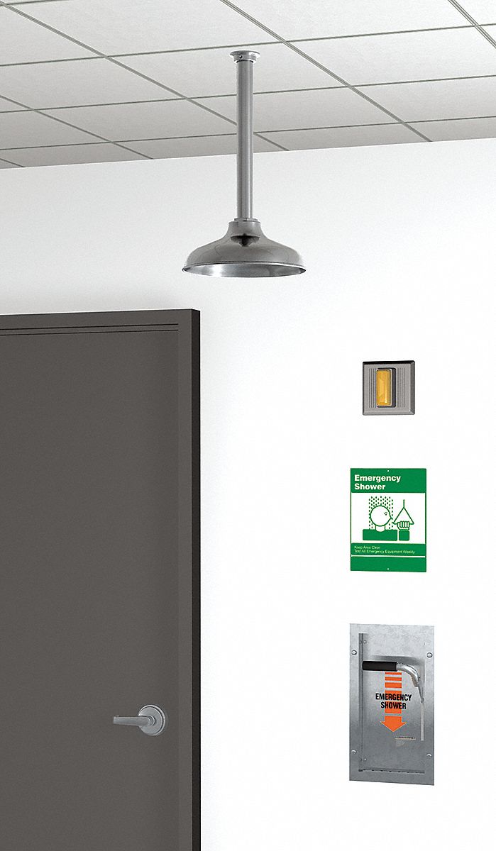 Emergency Shower, Recessed,