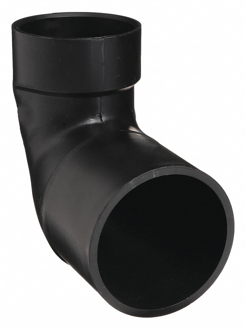 Closet Bend 4 in x 3 in Pipe Size, Schedule 40, Male Spigot x Male