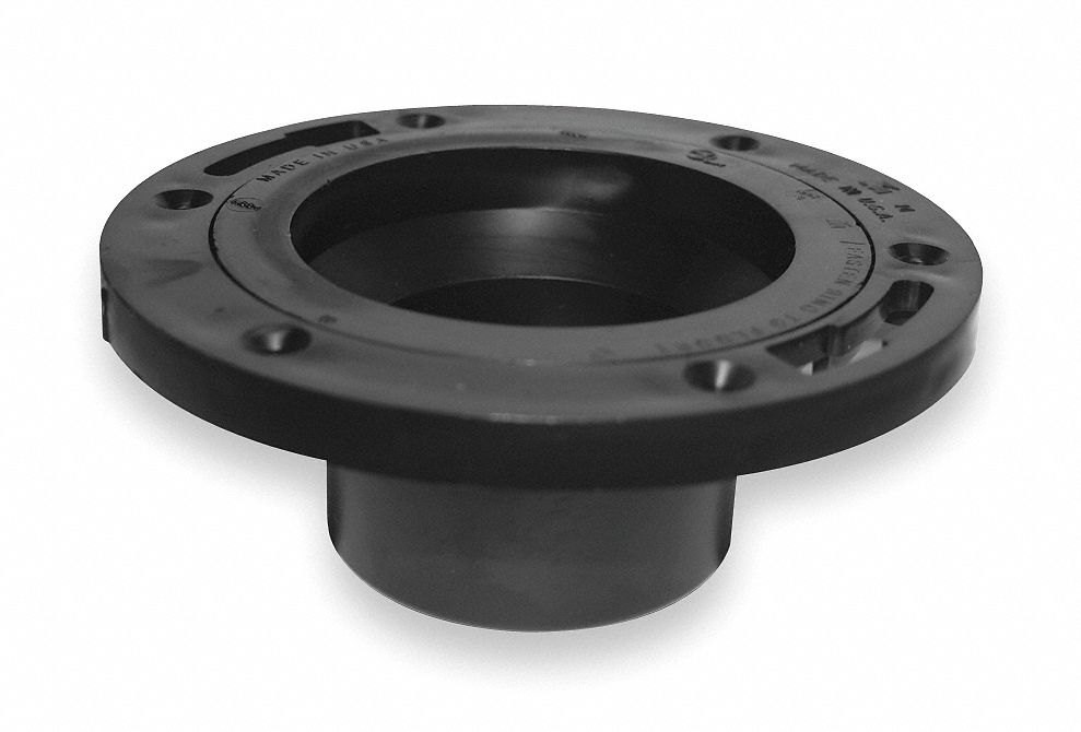 MUELLER INDUSTRIES Adjustable Toilet Flange, Fits Brand Mueller