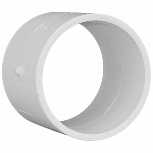 GRAINGER APPROVED PVC Repair Coupling, Hub, 4 in Pipe Size - Pipe ...