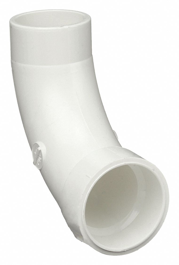 90 °  LONG SWEEP STREET ELBOW: SCHEDULE 40, 4 IN X 4 IN FITTING, FEMALE SOCKET X MALE SPIGOT