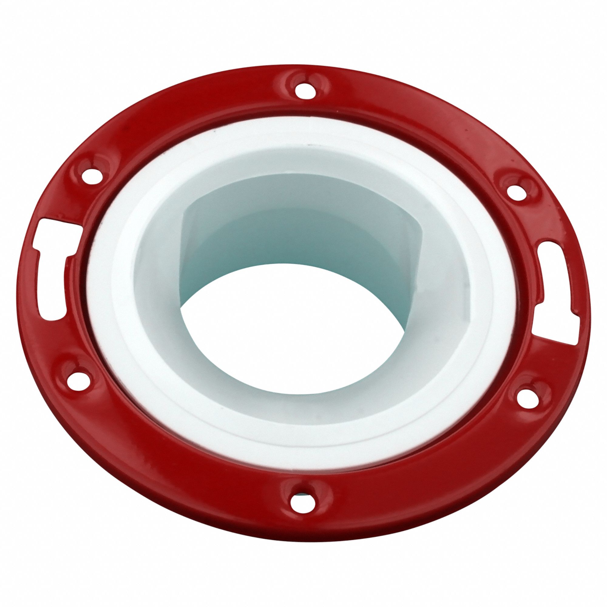 GRAINGER APPROVED Adjustable Offset Closet Flange Schedule 40, 4 in/3 in Pipe Size, Socket, 6