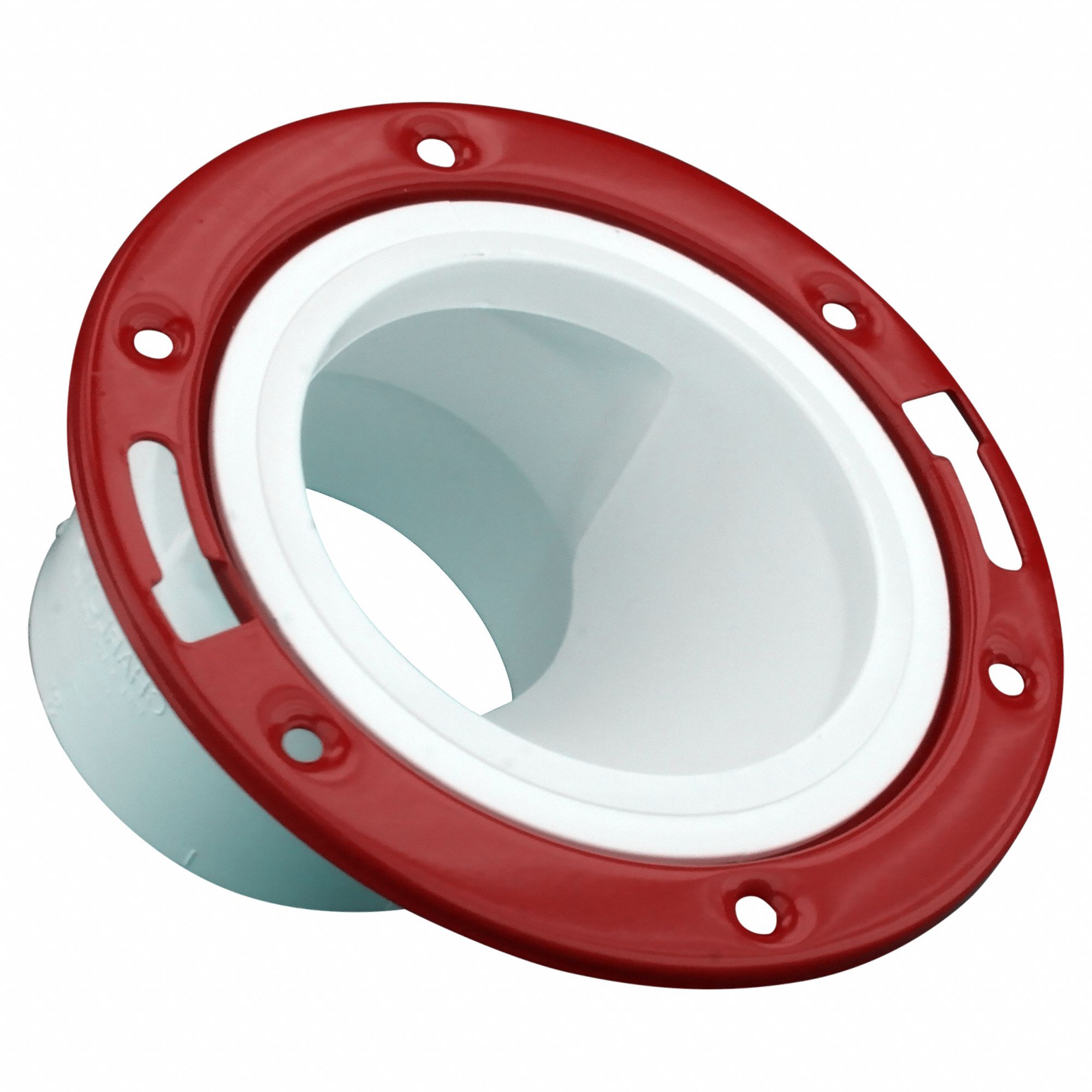 GRAINGER APPROVED Adjustable Offset Closet Flange Schedule 40, 4 in/3 in Pipe Size, Socket, 6