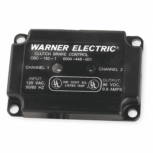 WARNER ELECTRIC, 120 V AC, 90V DC, Clutch/Brake Control 2DBN9CBC150