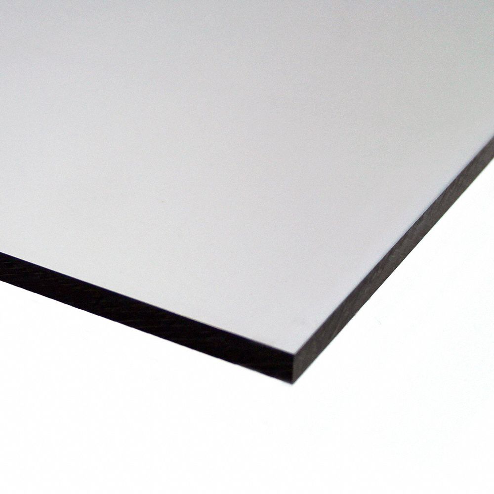Polycarbonate Sheet: 0.234375 in Thick, 4 ft x 8 ft, Colorless, Clear, 9, 500 psi Tensile Strength