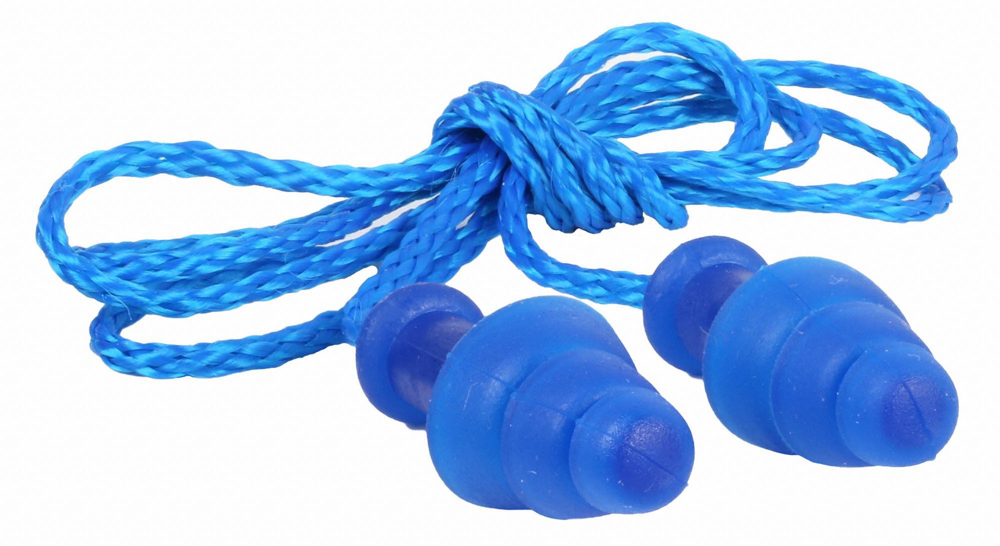 EARPLUGS, REUSABLE, TPE/METAL, UNIVERSAL, FLANGED, 25DB, CORDED, PUSH-IN, CSA