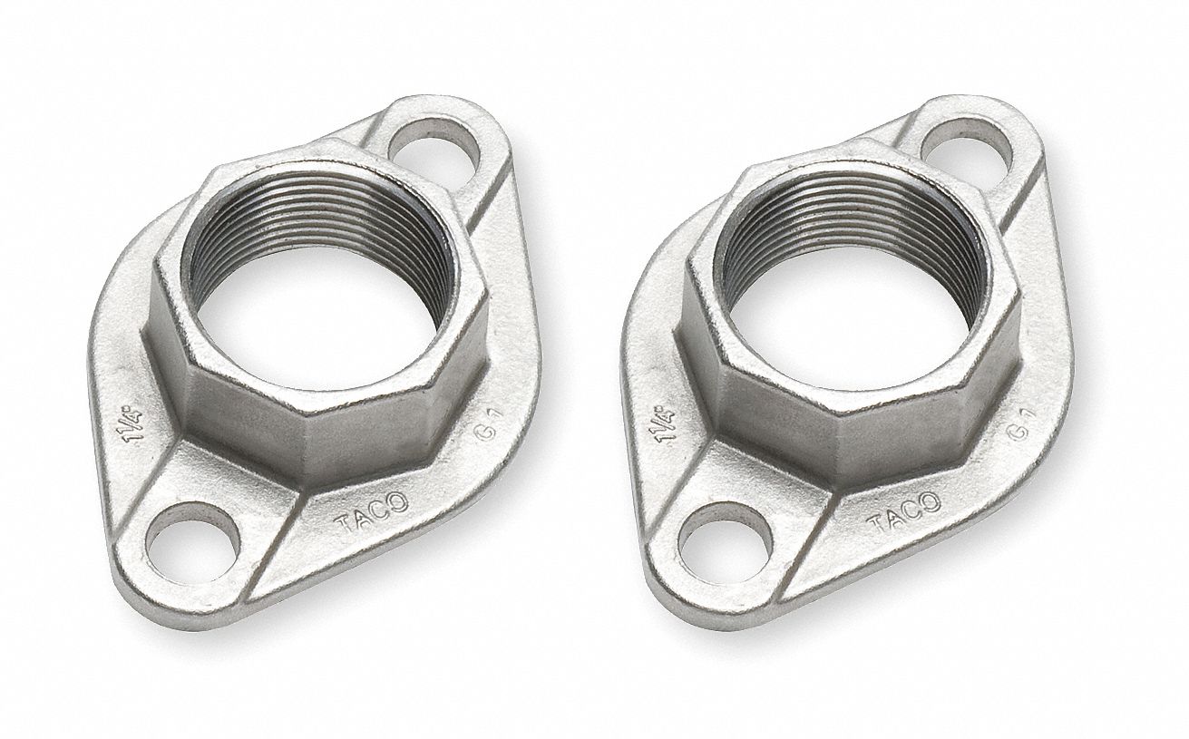 Taco 1419626 Stainless Steel Flange Set Faucet Flanges Faucet Parts