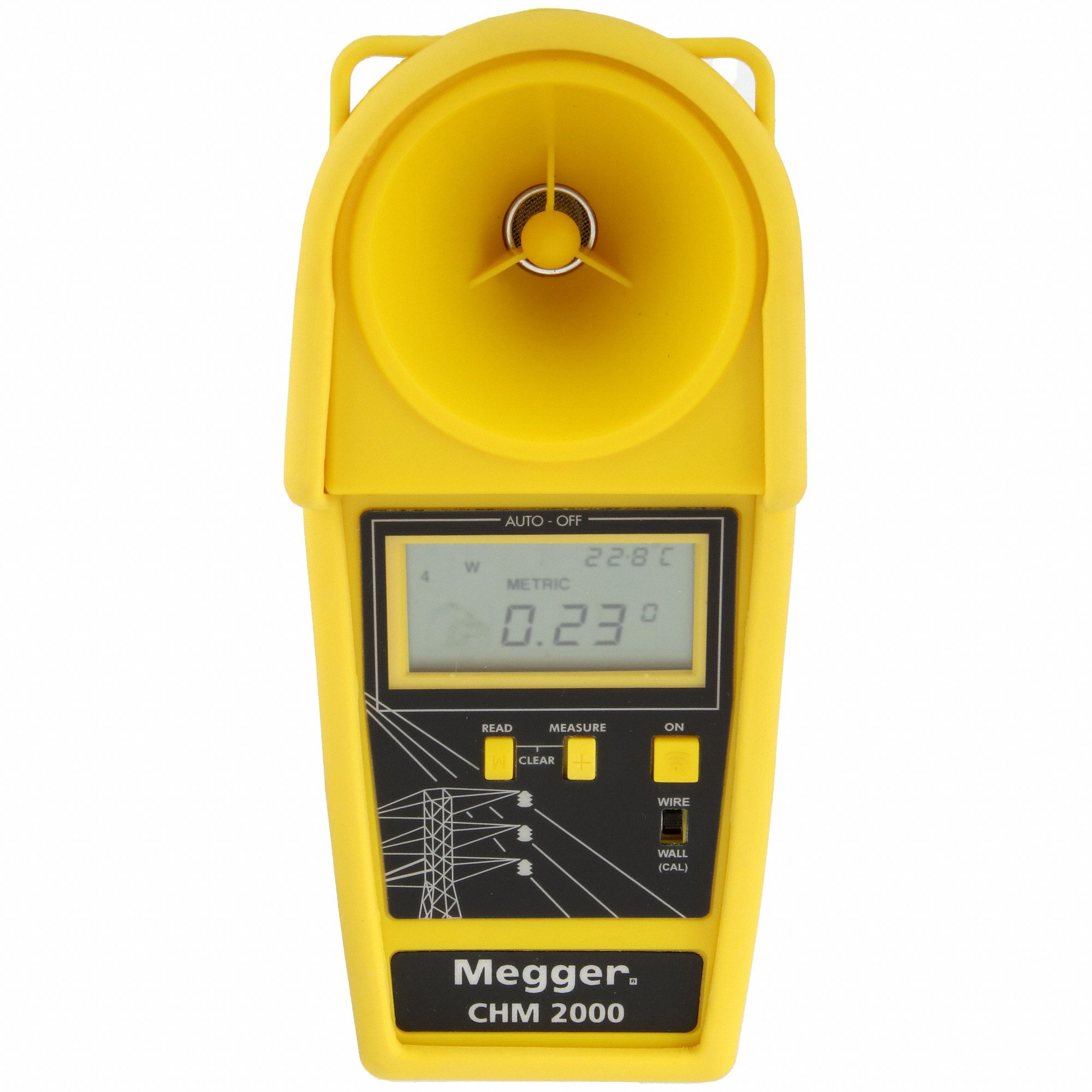 MEGGER, 7 to 35 ft, Feet/Inch/Meter, Cable Height Meter 3GZX7CHM2000 Grainger