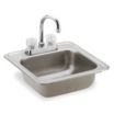 Drop-in, One-Bowl Kitchen & Bar Sinks With Faucets