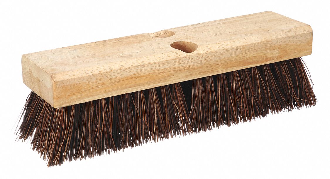 DECK SCRUB BRUSH,10 IN.HARDWOOD BLO