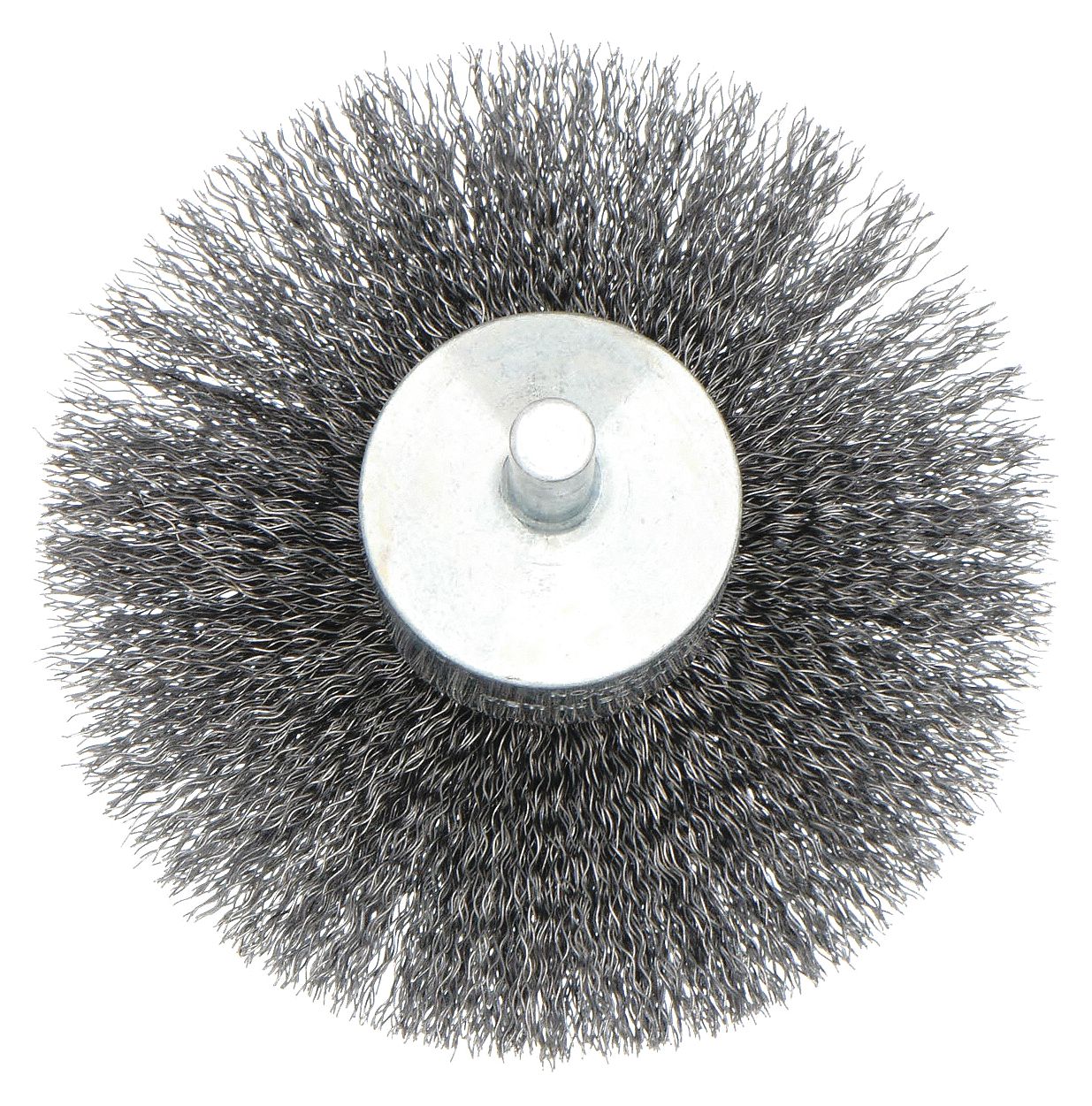 FLARED CRIMPED WIRE END BRUSH,STEEL