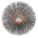 WIRE WHEEL BRUSH, CRIMPED STAINLESS STEEL, 3 IN DIAMETER X ½ IN W, ¼ IN SHANK, 0.014 IN FILL