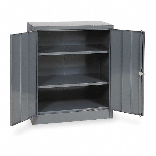 GRAINGER APPROVED Commercial Storage Cabinet, Gray, 42 in ...