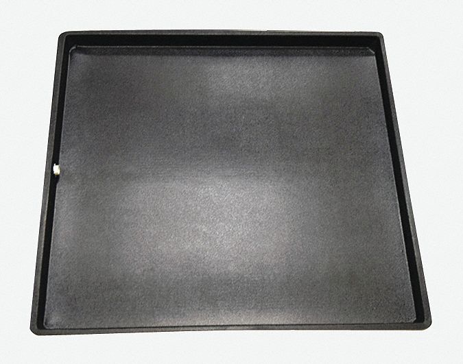 True 200346 Condensate Drip Tray, 23 x 24 x 1 9/16, Black