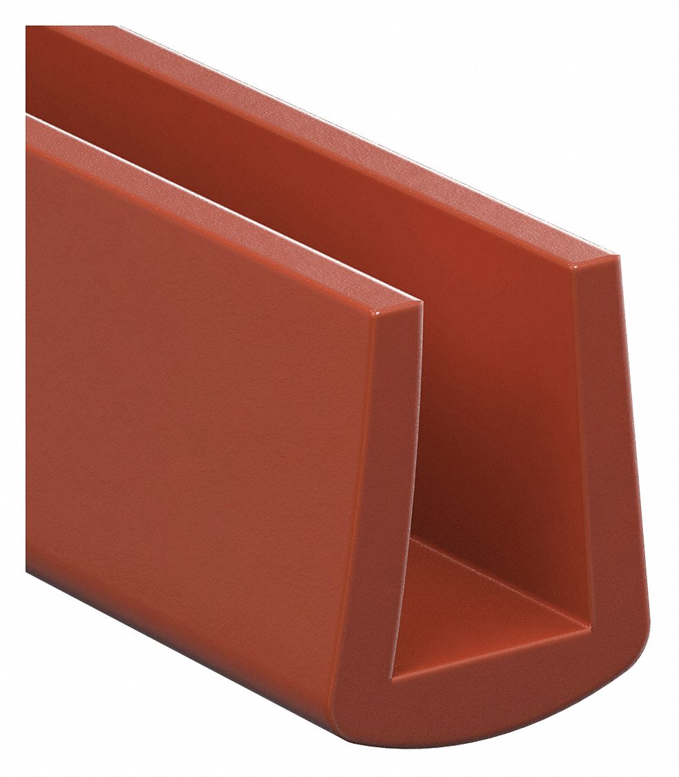 Style C, Silicone, Rubber Edging 3HCH3ZTRIM28 Grainger
