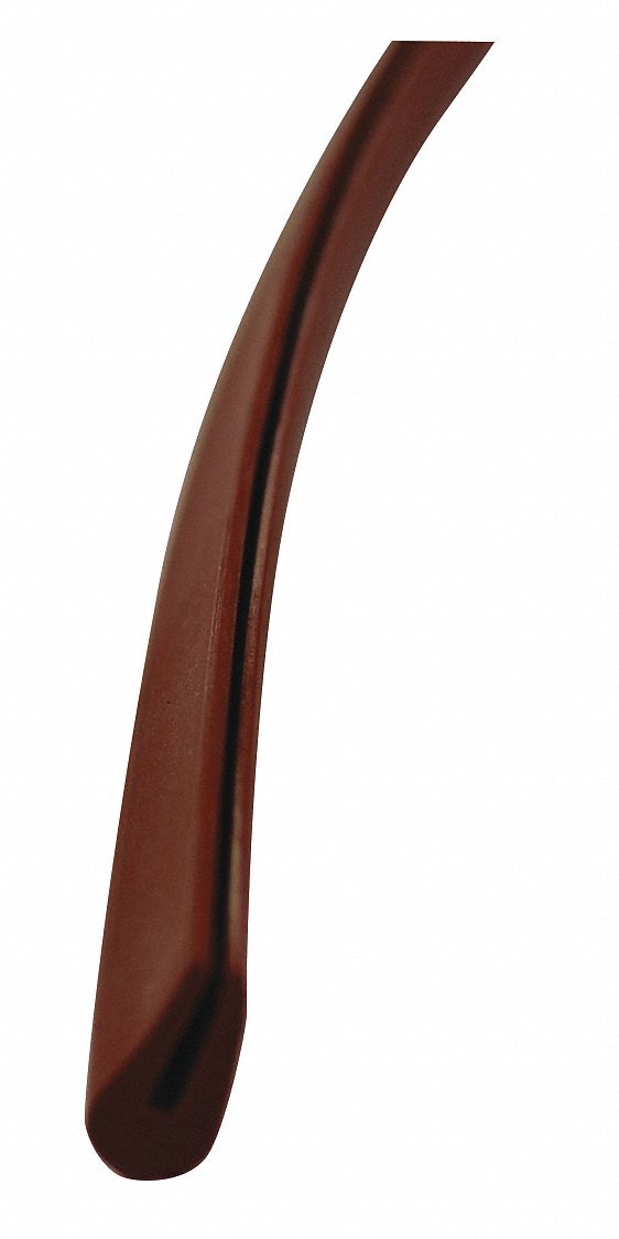 E. JAMES 100 ft Silicone Rubber Edging, 1/8 in Groove Width X 15/32 in