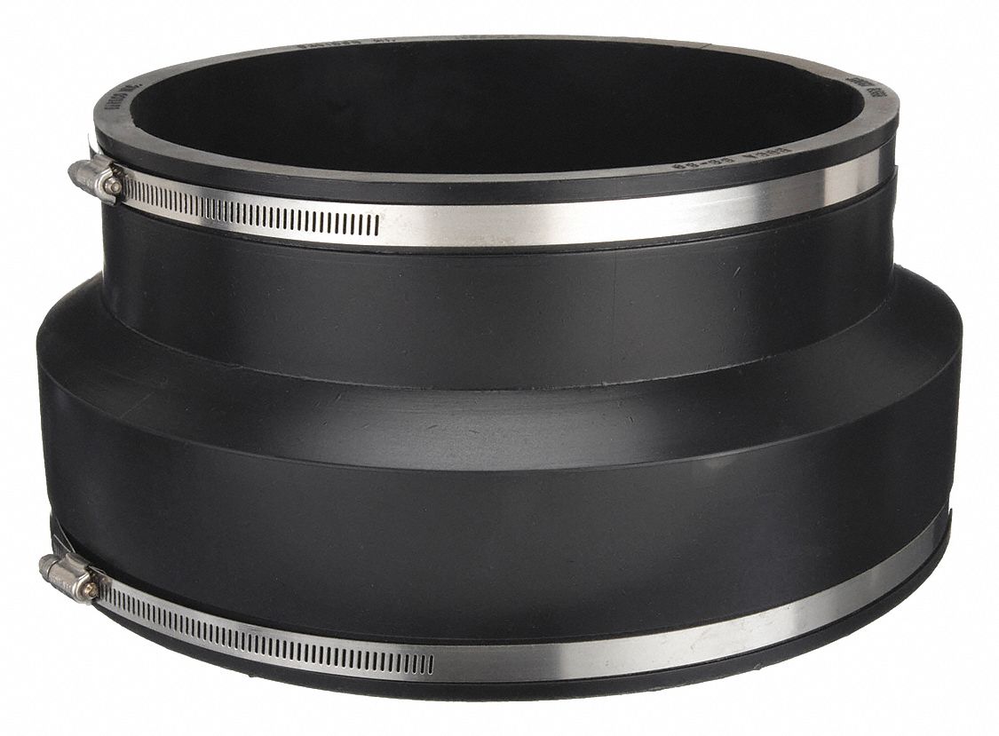 Elastomeric Polyvinyl Chloride Flexible Coupling, For Pipe Size 12" x