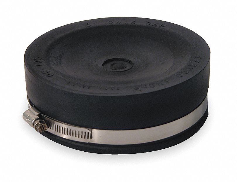 GRAINGER APPROVED QC-105 Flexible Cap,For Pipe Size 5" 