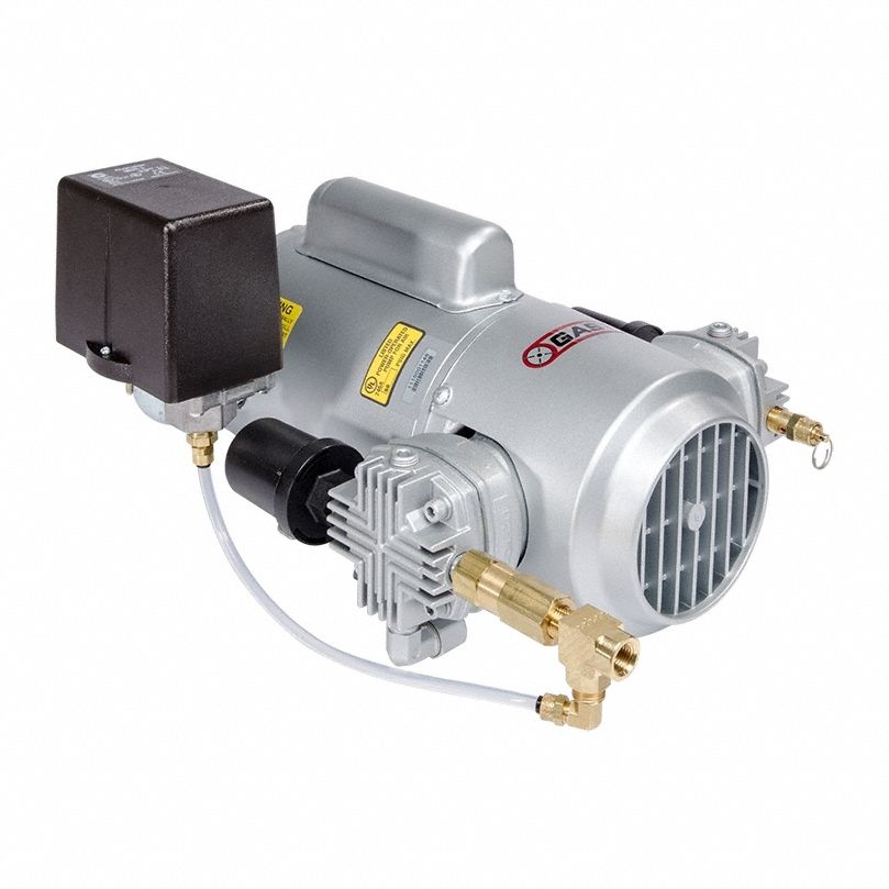 GAST 4LCB-246S-M450GX Piston Air Compressor 0.5 hp Tankless