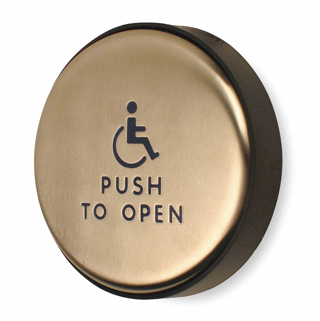 EXIT PUSH BUTTON,STAINLESS STEEL