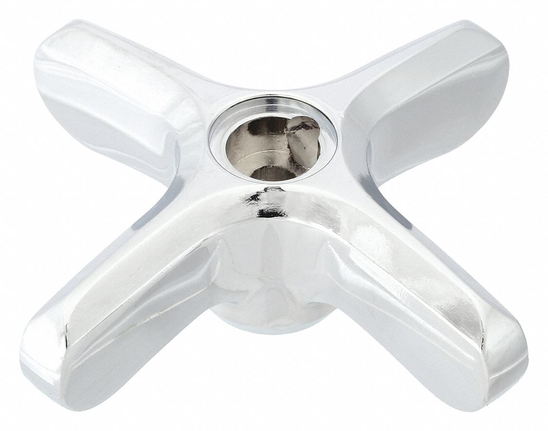 Handle: Speakman, For Commander Series, Cross Handle, Use with Hot/Cold Water Temp, Zinc