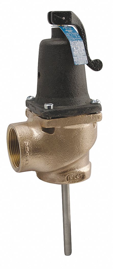 APOLLO Válvula Alivio Presión y Temp , 150 psi Válvulas de Liberación de Presión y de