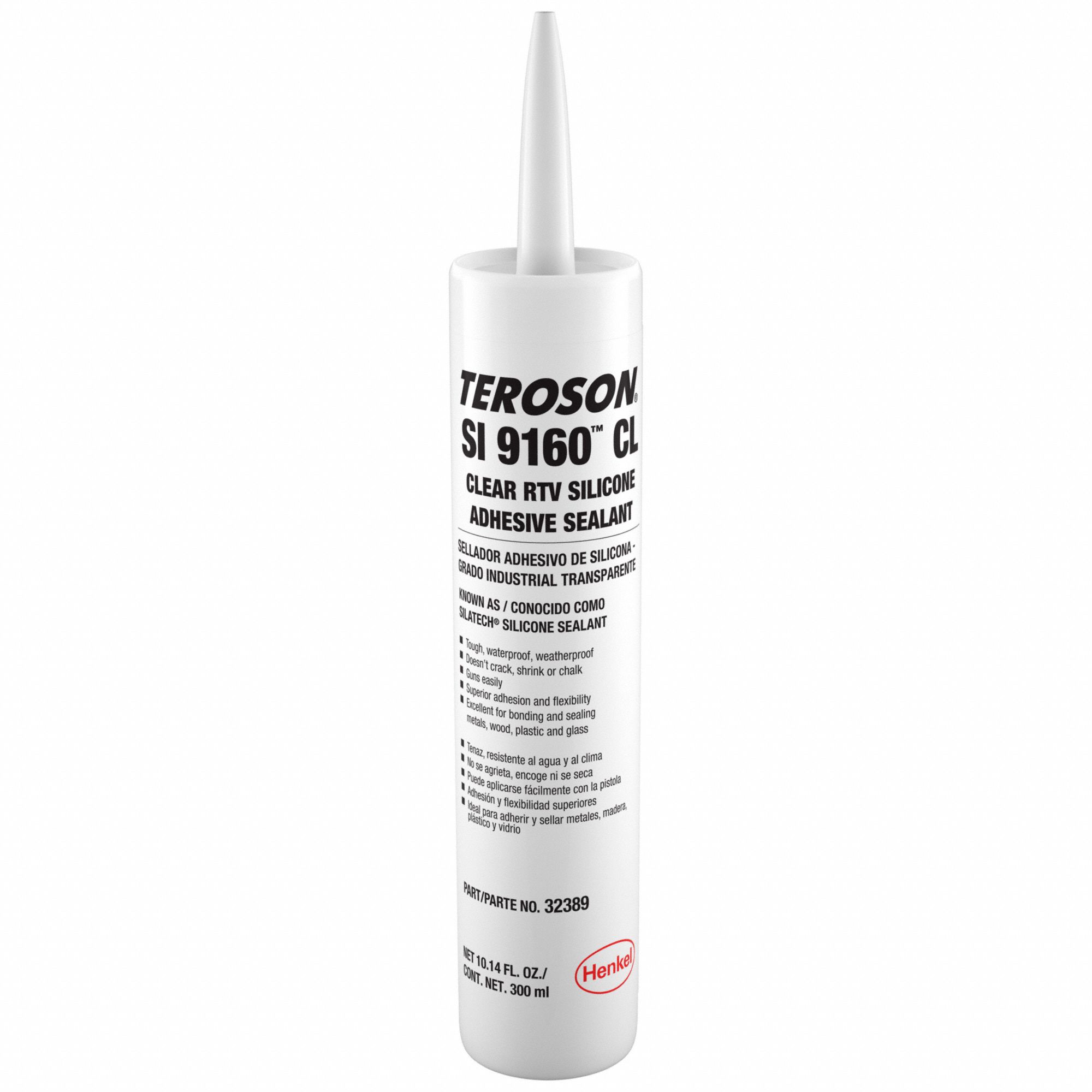 SCELLANT POUR JOINTS D'ÉTANCHÉITÉ, SI 9160, 10,15OZ LIQ, CARTOUCHE, TRANSPARENT, RÉSISTANT À L'HUILE
