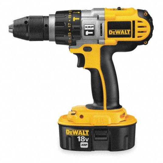 DEWALT, 18V, 1/2 in Chuck, Cordless Hammer Drill - 3HFV8