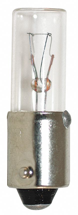 INCANDESCENT BULB, MINIATURE BAYONET (BA9S), (T) TUBULAR, T2½, 24MB, 24V AC