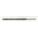 CONDENSER TUBE BRUSH, 8-32 FEMALE THREADED CONNECTION, ¼ IN DIAMETER, 3 IN BRUSH L, STEEL