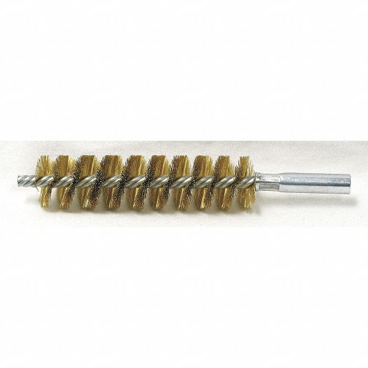 Tough Guy Single Spiral Double Stem Brass Condenser Tube Brush 3hgu6 3hgu6 Grainger