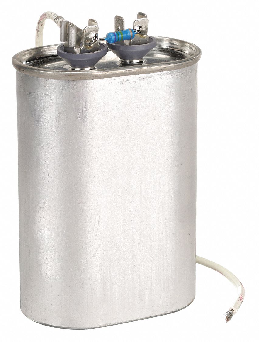 ADVANCE Oil-Filled HID Capacitor: 24 uF Capacitor Rating, 480V AC, 1 3/4 in Overall Dia
