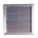 ALUMINUM GABLE SHUTTER DAMPER, FOR 16 IN FAN, SINGLE PANEL, 19 IN H, 19 IN W, 1½ IN D