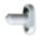 DOOR SILENCER,RUBBER,GRAY,PK 100