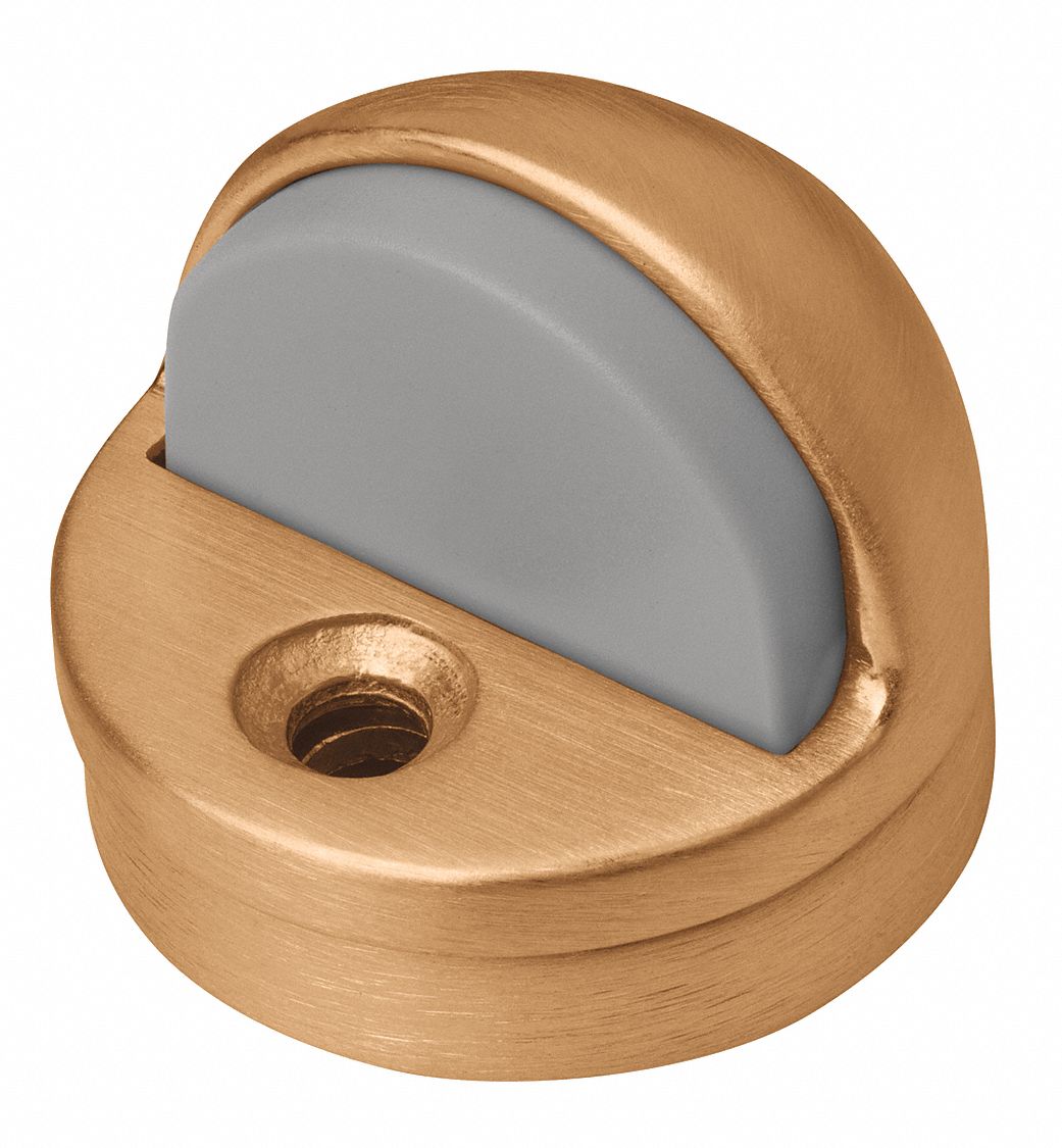 ROCKWOOD, Floor Mount, Satin Bronze, Dome Door Stop 3HHY7441CU.10