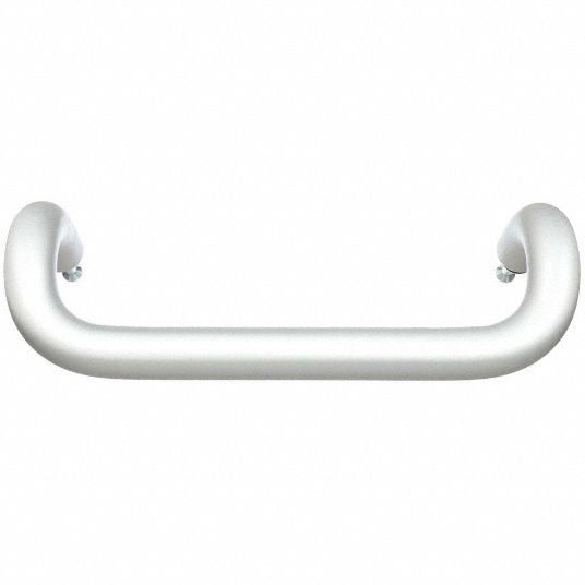 Aluminum Paired Offset Back-to-Back Pull Handle for Glass/Aluminum Door  (Satin Finish, Aluminum)