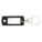 ID TAGS WITH SWIVEL,BLACK,PK 50