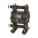 DOUBLE DIAPHRAGM PUMP, AIR, PVDF, BOLT, 1/2 IN FLUID CONNECTION SIZE, NPT, PTFE, PVDF