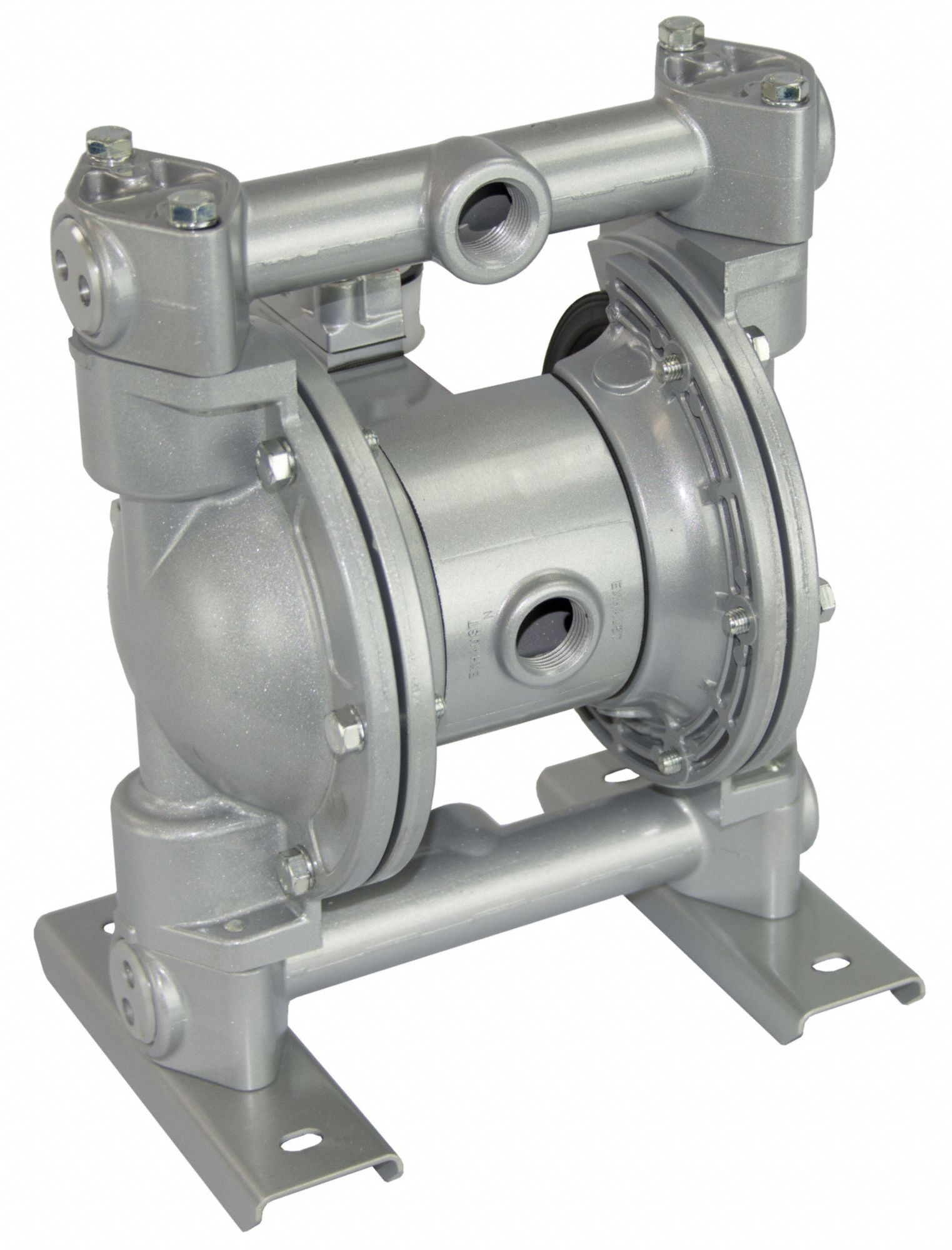 DAYTON Double Diaphragm Pump, 28 gpm Max. Flow, Buna N, Single Manifold