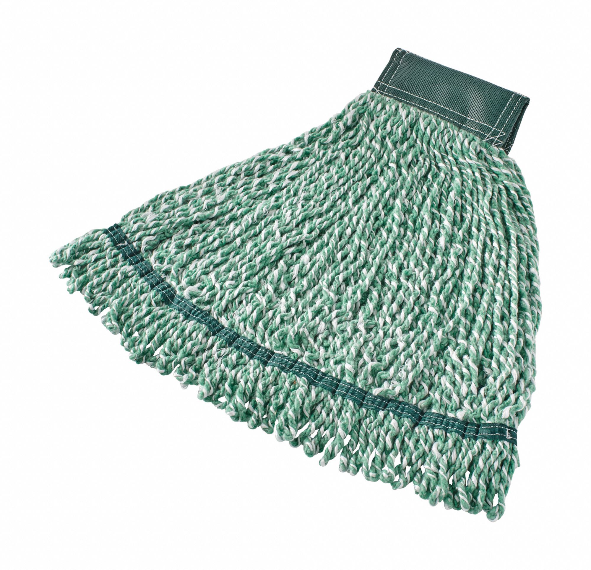 WET MOP,GREEN,MICROFIBER