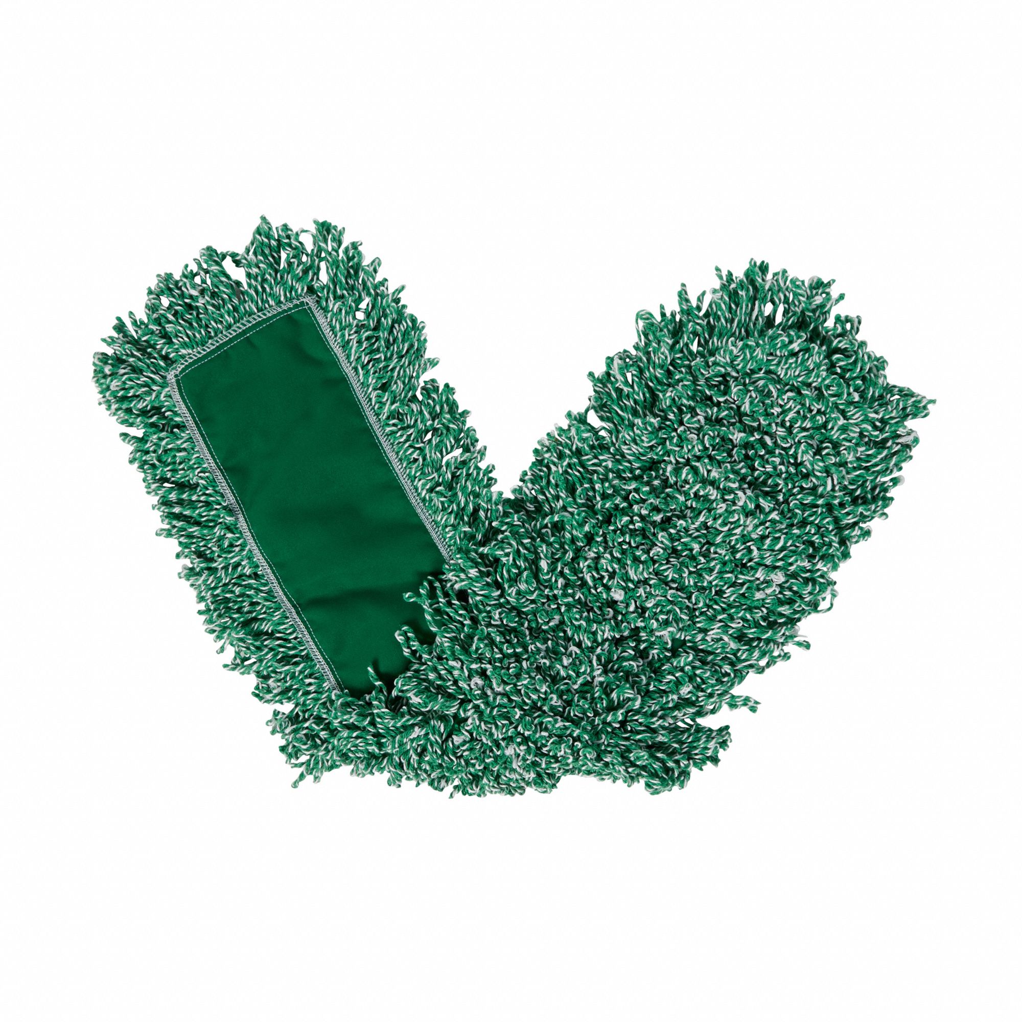 DUST MOP,GREEN,MICROFIBER