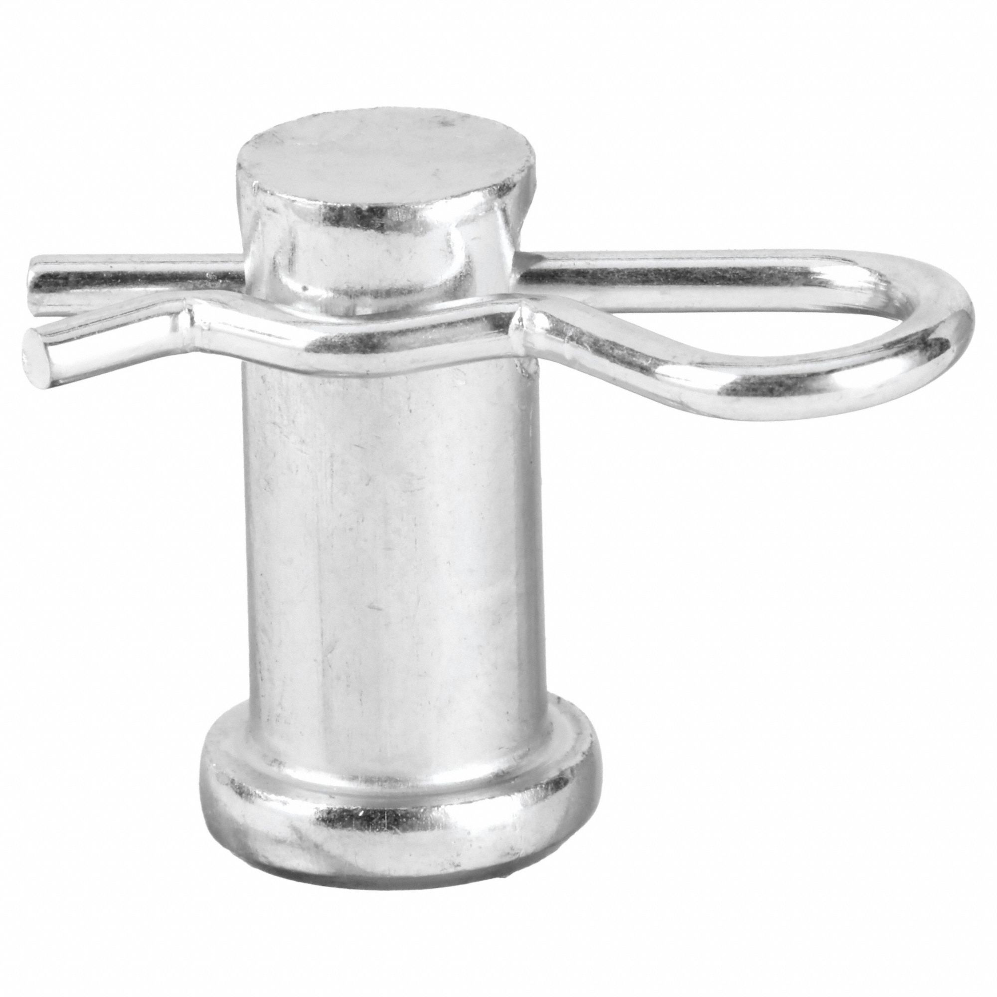 Clevis Pin, 0.75 in L, SS 0.375 in dia, PK5: Inch, 3/8 in Pin Dia, 3/4 in Shank Lg, 18-8, Headed, 5 PK