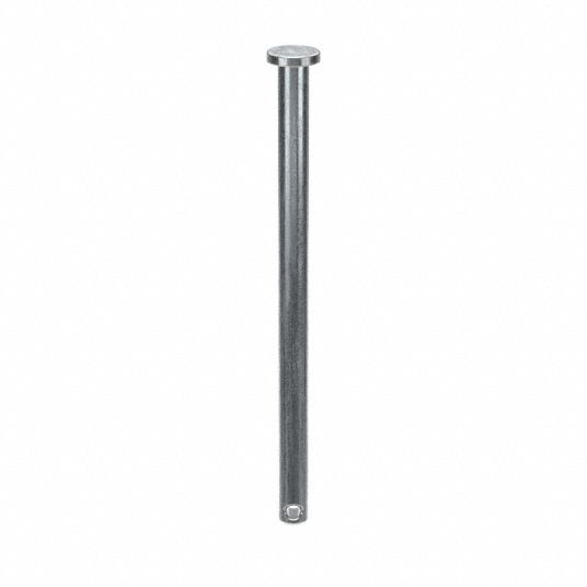 Inch, 3/16 in Pin Dia, Clevis Pin,3 in L,Steel 0.188in dia,PK25 - 3HKT5 ...