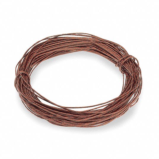 VULCAN Thermocouple Wire, Type K, 20 AWG, 100 ft, Solid, Brown, 2, PTFE