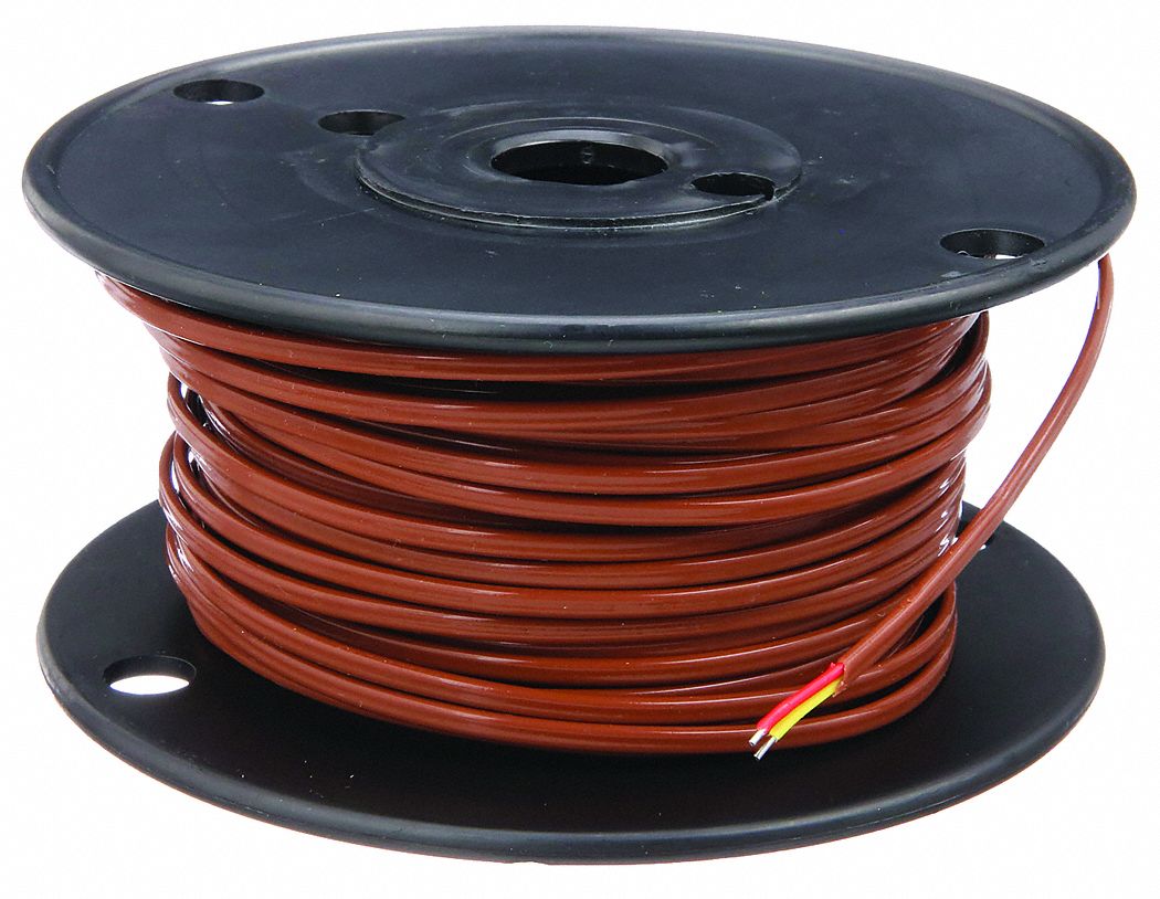 Thermocouple Wire: Type K, 20 AWG Conductor Size, 100 ft